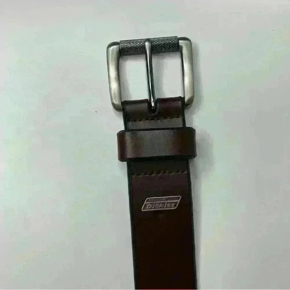 Dickies Men’s Brown Leather Belt - Picture 8 of 8